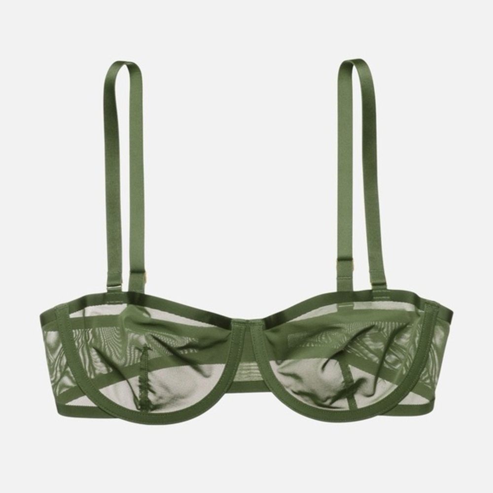 Cuup The Balconette - Mesh, Vine 34E